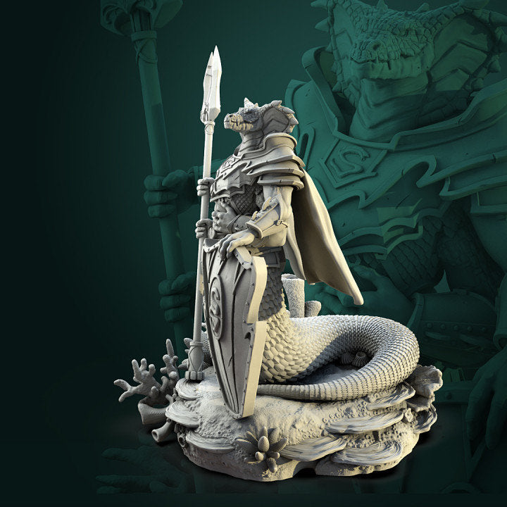 Naga Guardian - Unpainted Miniature