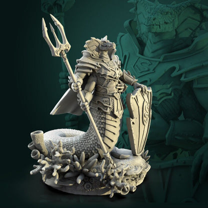 Naga Guardian - Unpainted Miniature