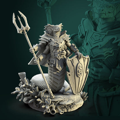 Naga Guardian - Unpainted Miniature