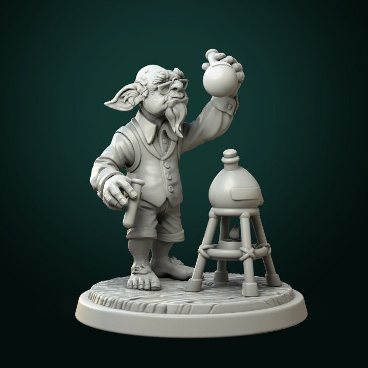 Goblin Alchemist - Unpainted Miniature
