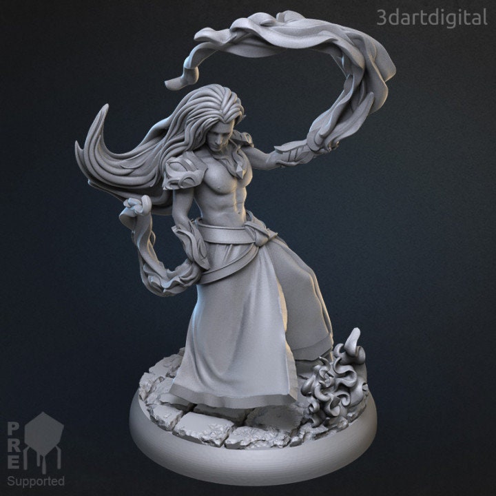 Pyriel Flamewave - Unpainted Miniature