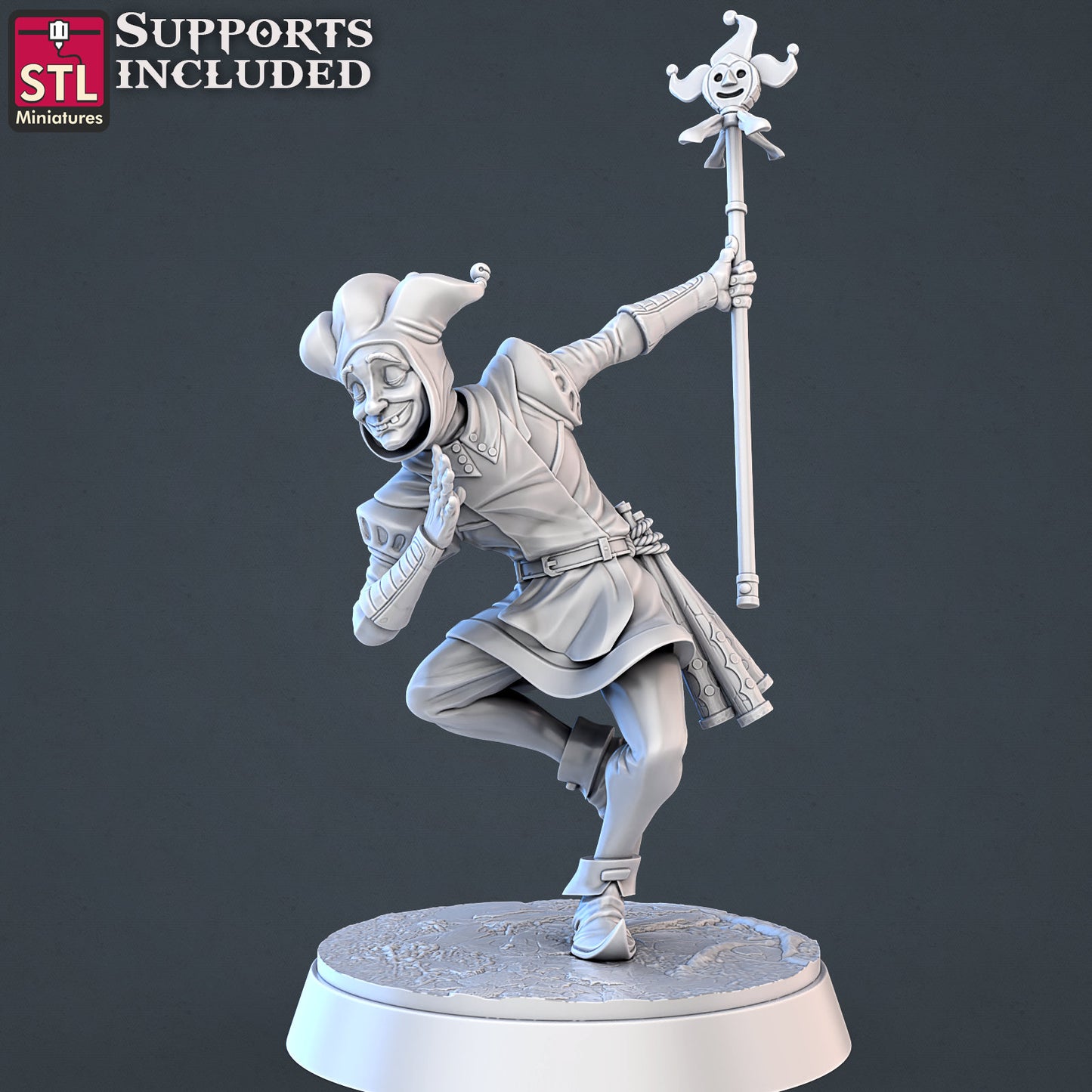 Royal Jester - Unpainted Miniature