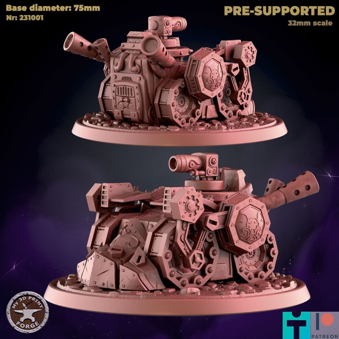 Siege Tank - Unpainted Miniature