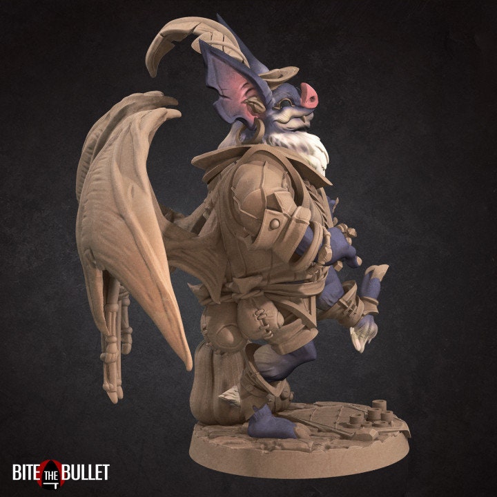 Marcia, the Batfolk Puppeteer - Unpainted Miniature