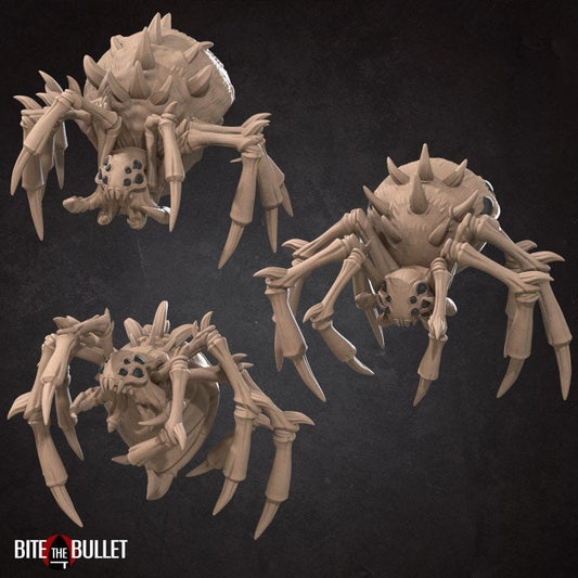 Spiders - 32mm, 35mm Scale - Unpainted Miniature