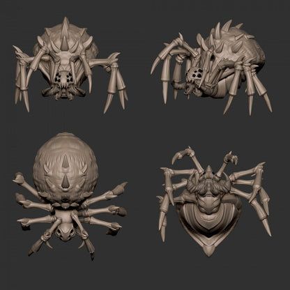 Spiders - 32mm, 35mm Scale - Unpainted Miniature