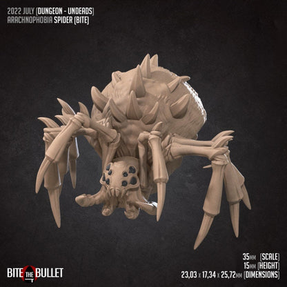 Spiders - 32mm, 35mm Scale - Unpainted Miniature