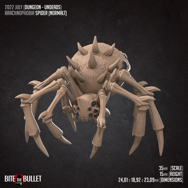 Spiders - 32mm, 35mm Scale - Unpainted Miniature