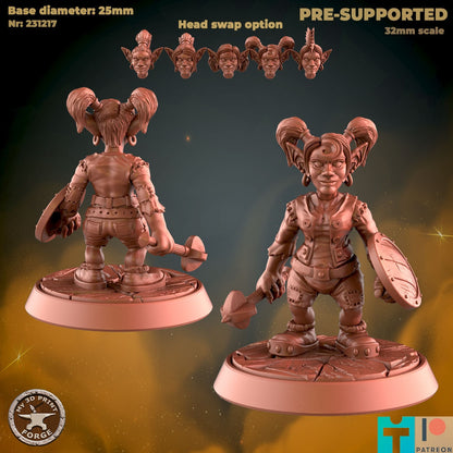 Goblin Shaman - 2 Poses - Unpainted Miniature