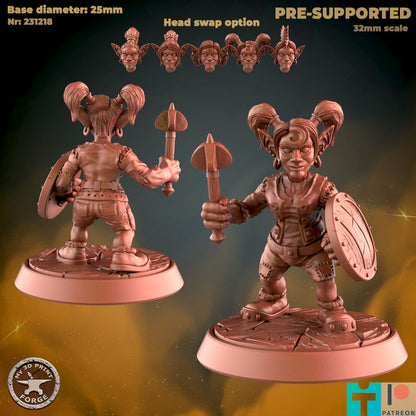 Goblin Shaman - 2 Poses - Unpainted Miniature