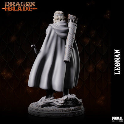 Leonan - Half Elf Ranger - Dragonblade - Unpainted Miniature