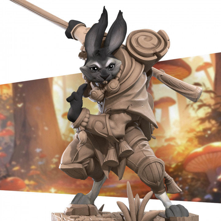 Rabbitfolk Monk - Unpainted Miniature