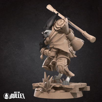 Rabbitfolk Monk - Unpainted Miniature