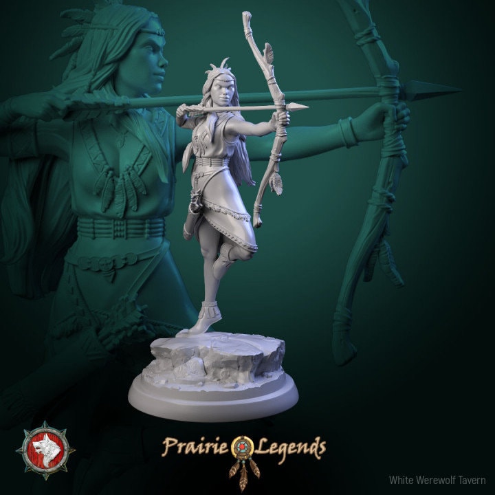 Native Warriors - Females - Unpainted Miniature