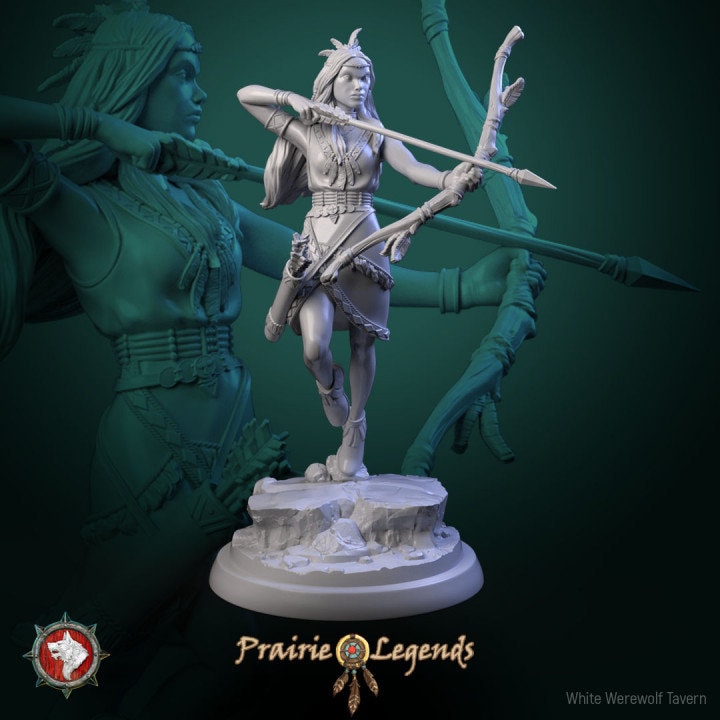 Native Warriors - Females - Unpainted Miniature