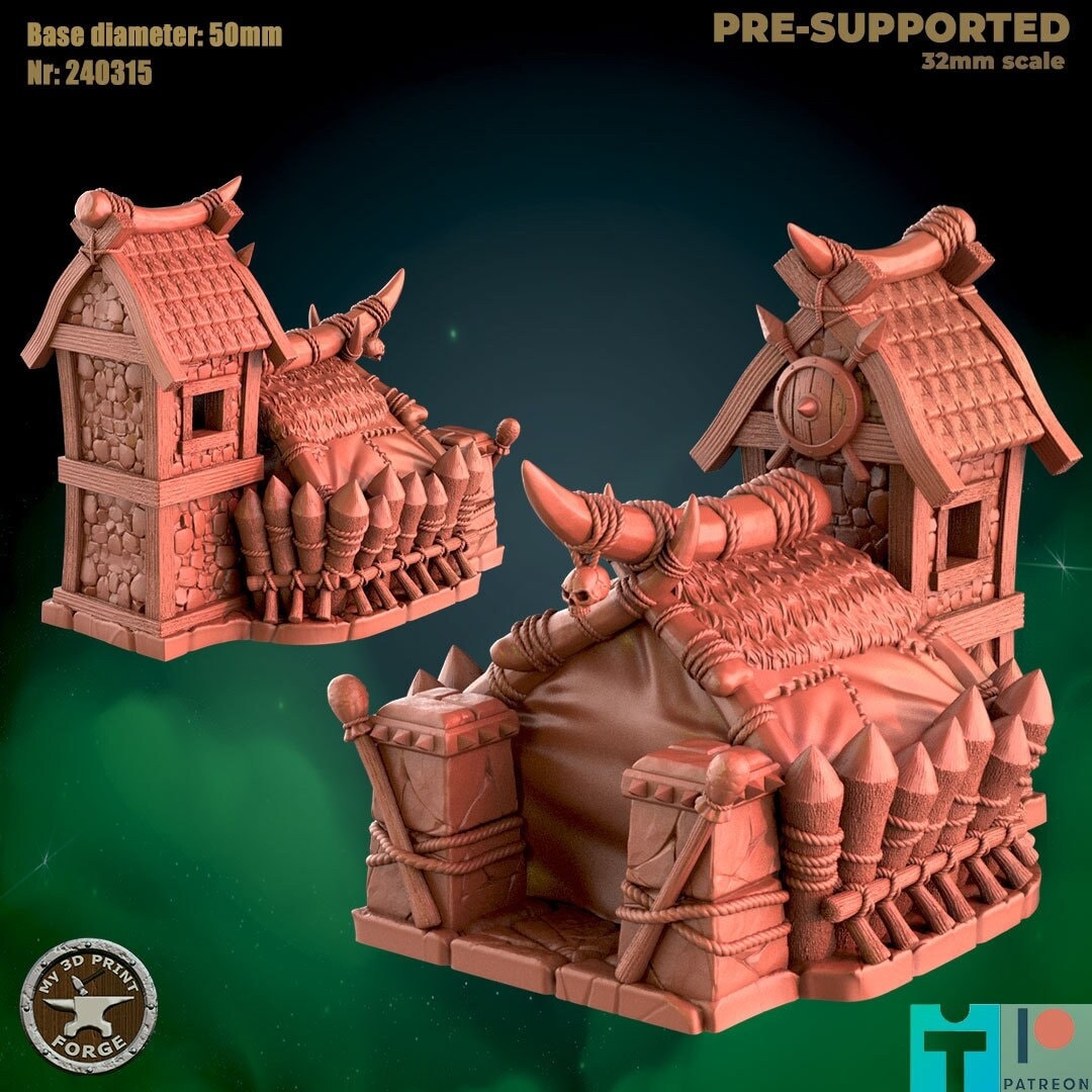 Mercenary Camp - Unpainted Miniature