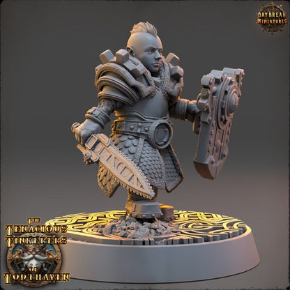 Magath Byteblood - The Tenacious Tinkerers of Todthaven - Unpainted Miniature