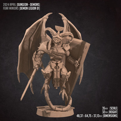 Demon Legion - Fear Minion - Unpainted Miniature