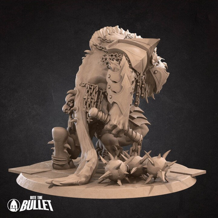 Gnoll Boss - Savagery Boss - Unpainted Miniature