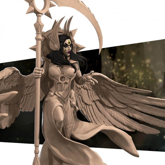 Deathpact Angel - Death Boss - Pinup - Unpainted Miniature