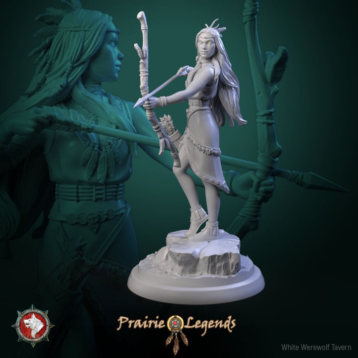 Native Warriors - Females - Unpainted Miniature