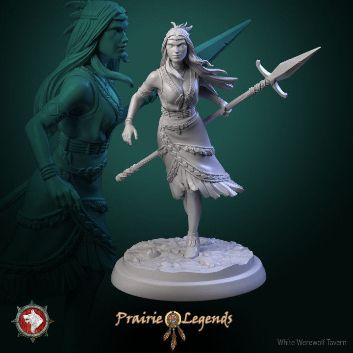 Native Warriors - Females - Unpainted Miniature