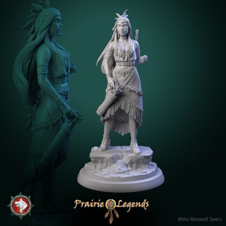 Native Warriors - Females - Unpainted Miniature