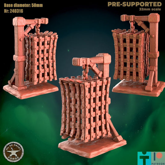 Square Hanging Cage - Unpainted Miniature