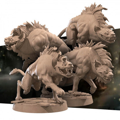 Hyenas - Savagery Minions - Unpainted Miniature