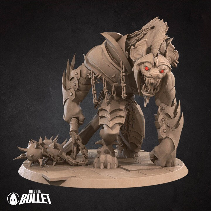 Gnoll Boss - Savagery Boss - Unpainted Miniature