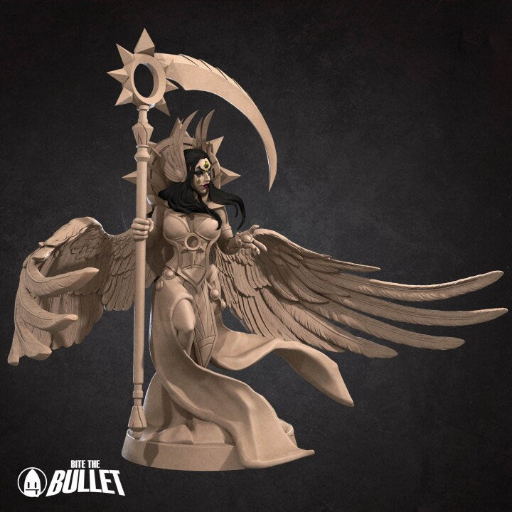 Deathpact Angel - Death Boss - Pinup - Unpainted Miniature