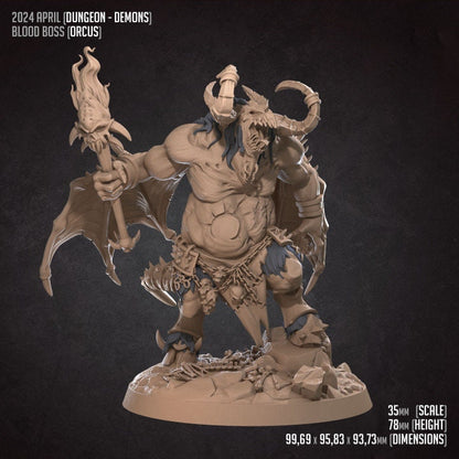 Orcus - Blood Boss - Unpainted Miniature