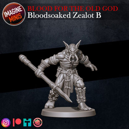 Bloodsoaked Zealot B - Blood for the Old God Set - Unpainted Miniature