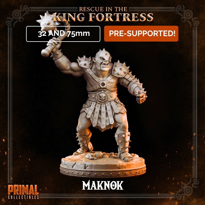 Maknok, Orc Minion - Rescue in the King Fortress - Masters of Dungeons Quest