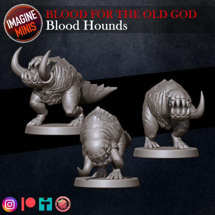 Blood Hound - Blood for the Old God Set - Unpainted Miniature