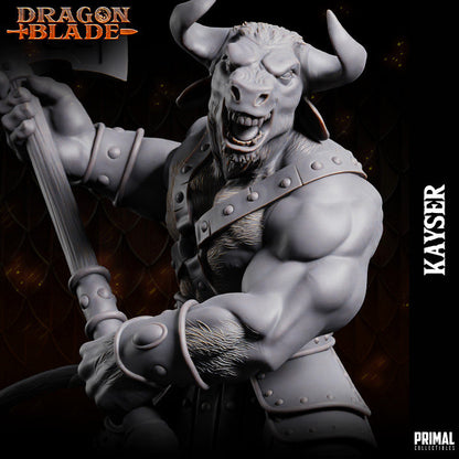 Kayser, the Minotaur - Dragonblade - Masters of Dungeons Quest