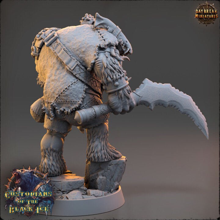 Gutter Klusk - Custodians of The Black Ice - Unpainted Miniature
