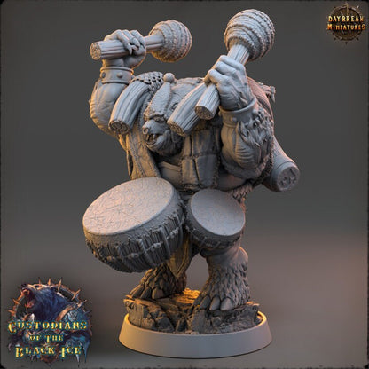 Beatmaster Grynn - Custodians of The Black Ice - Unpainted Miniature