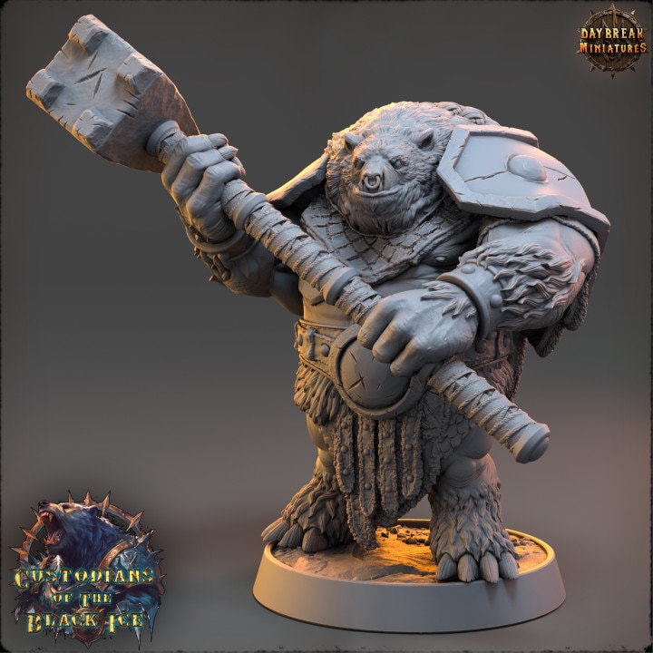 Clubber Zang - Custodians of The Black Ice - Unpainted Miniature