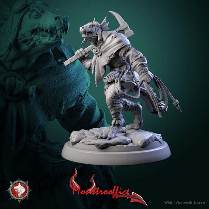 Kobold Managers - 6 Poses - Monstroffice Set - Unpainted Miniatures