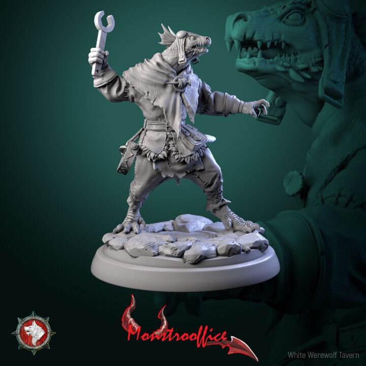 Kobold Managers - 6 Poses - Monstroffice Set - Unpainted Miniatures