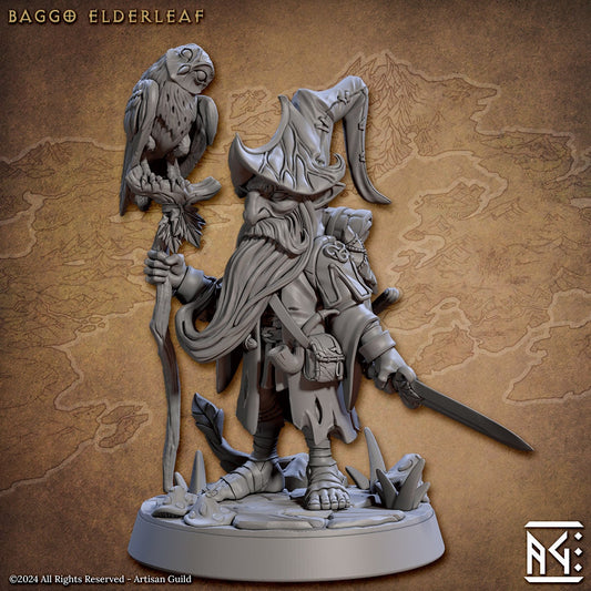 Baggo Elderleaf - Deeproot Lurikeen - Unpainted Miniature