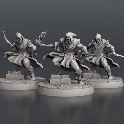 Modular Temple Guards - Unpainted Miniature