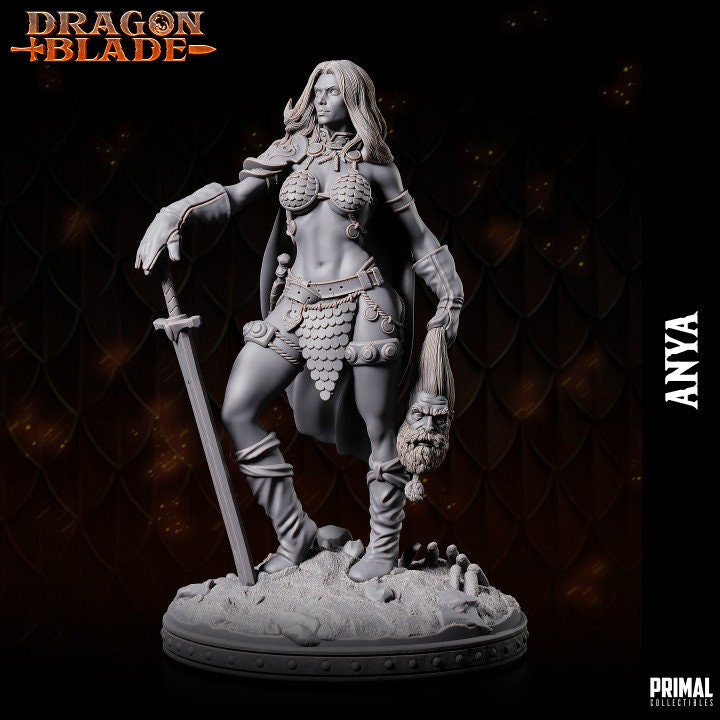 Anya, the Barbarian - Dragonblade - Masters of Dungeons Quest