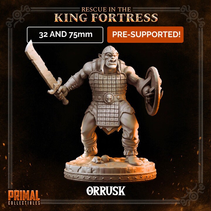 Orrusk, Orc Minion - Rescue in the King Fortress - Masters of Dungeons Quest