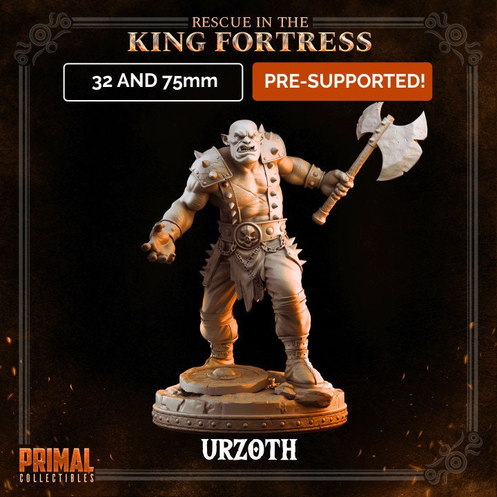 Urzoth, Orc Minion - Rescue in the King Fortress - Masters of Dungeons Quest