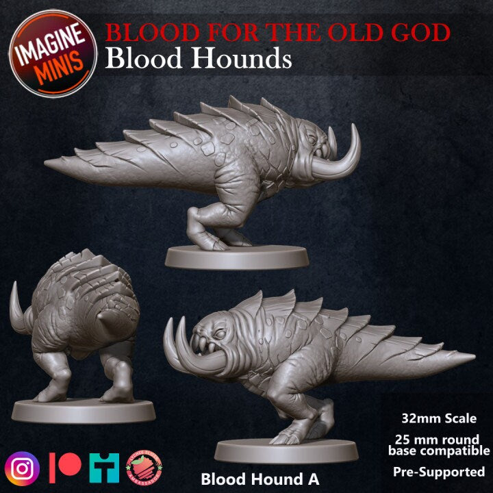 Blood Hound - Blood for the Old God Set - Unpainted Miniature