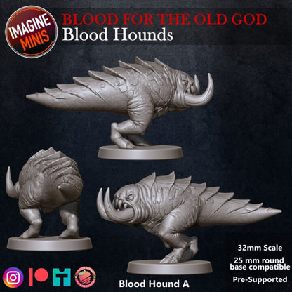 Blood Hound - Blood for the Old God Set - Unpainted Miniature