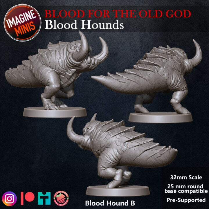 Blood Hound - Blood for the Old God Set - Unpainted Miniature