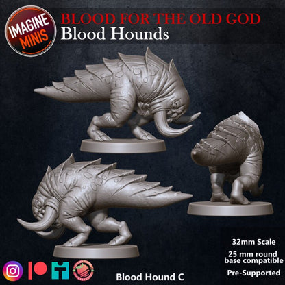 Blood Hound - Blood for the Old God Set - Unpainted Miniature